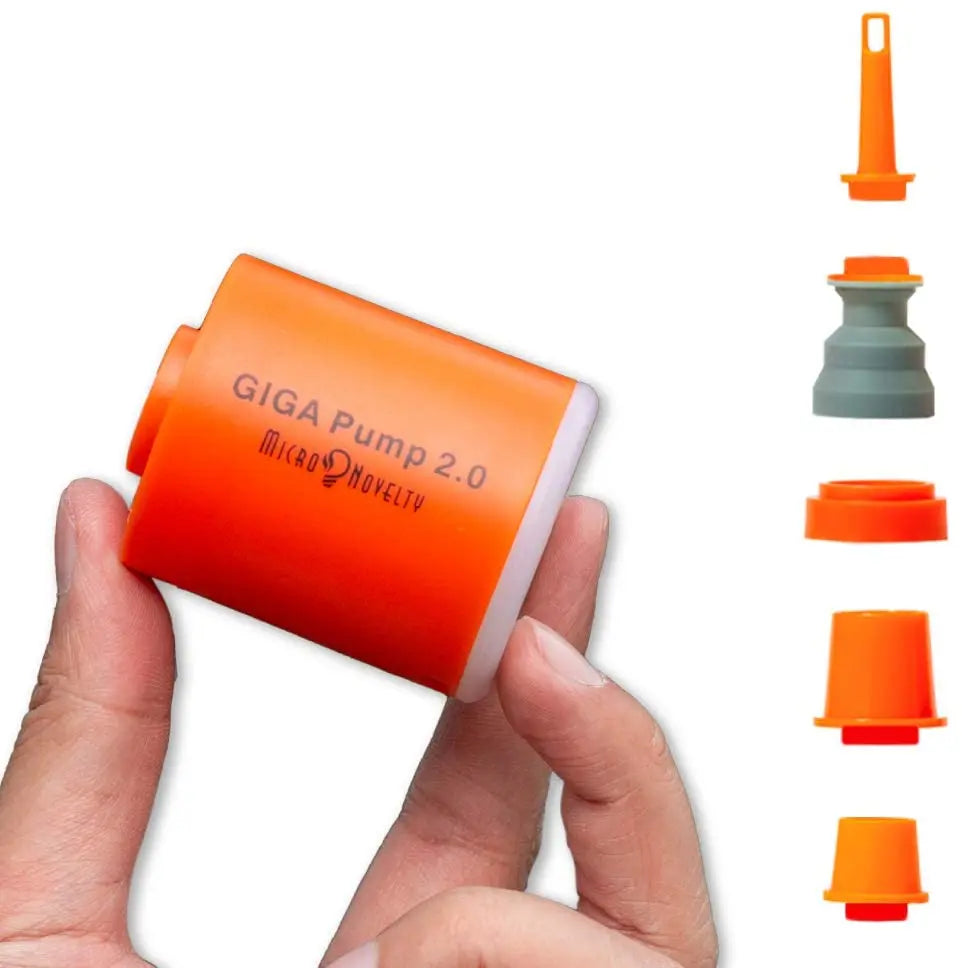 GIGA PUMP 2.0 - The Ultimate 3-in-1 Inflator, Deflator, and LED Light for Effortless Outdoor Adventures