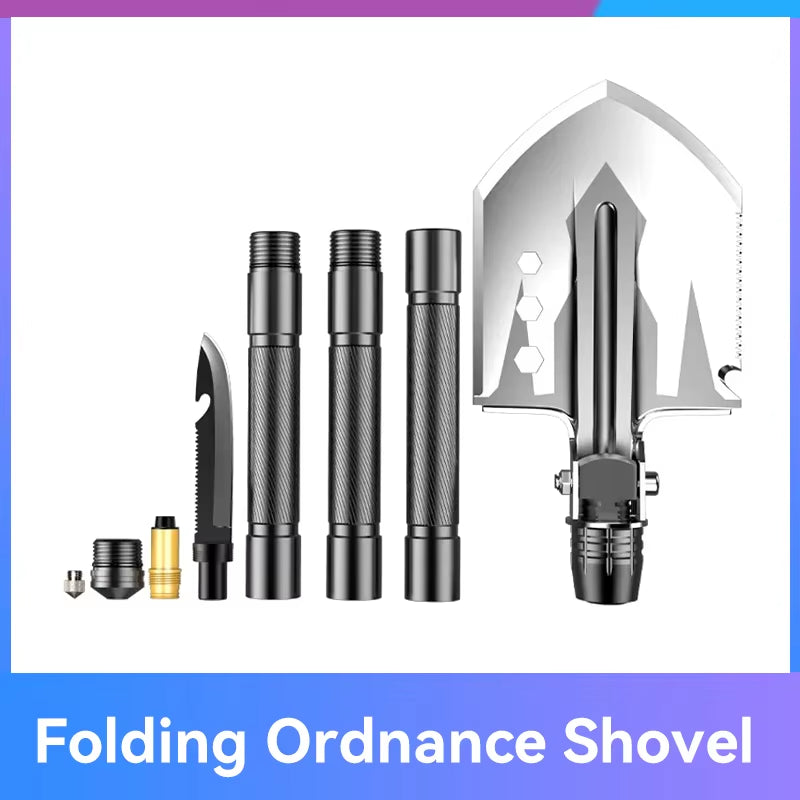 Versatile Folding Shovel for Outdoor Adventures: The Ultimate Tool for Camping, Survival, and More