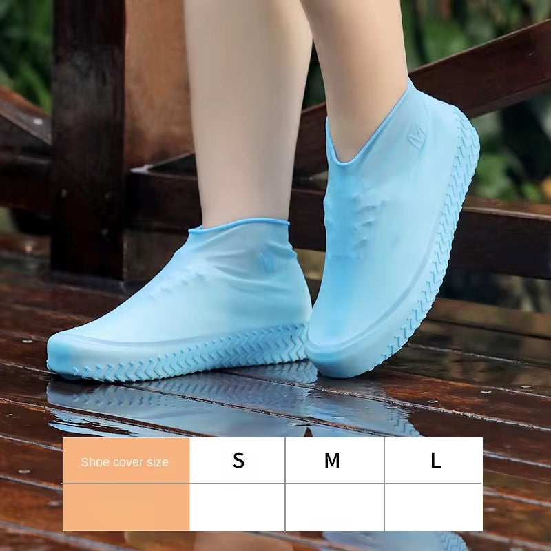 Premium Reusable Waterproof Silicone Shoe Covers for All Weather Protection - 1 Pair