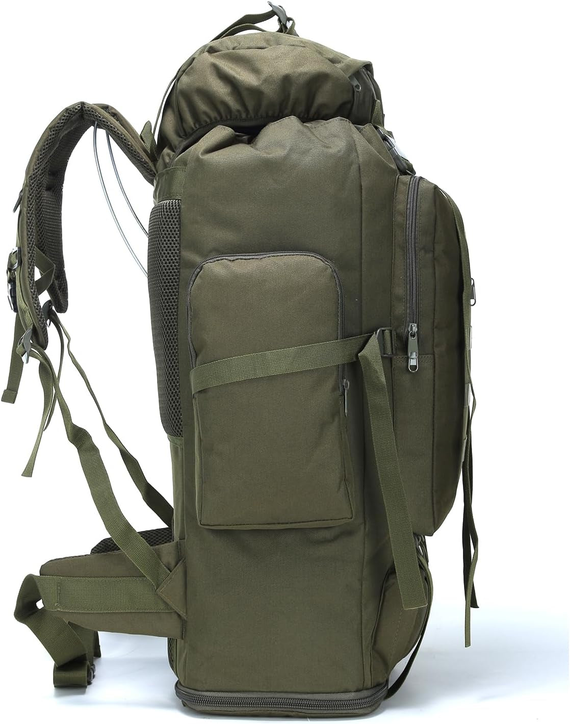 Men's 70L/100L Hiking Backpack - Military-Grade Molle Camping Rucksack for 3-Day Assault and Climbing Adventures