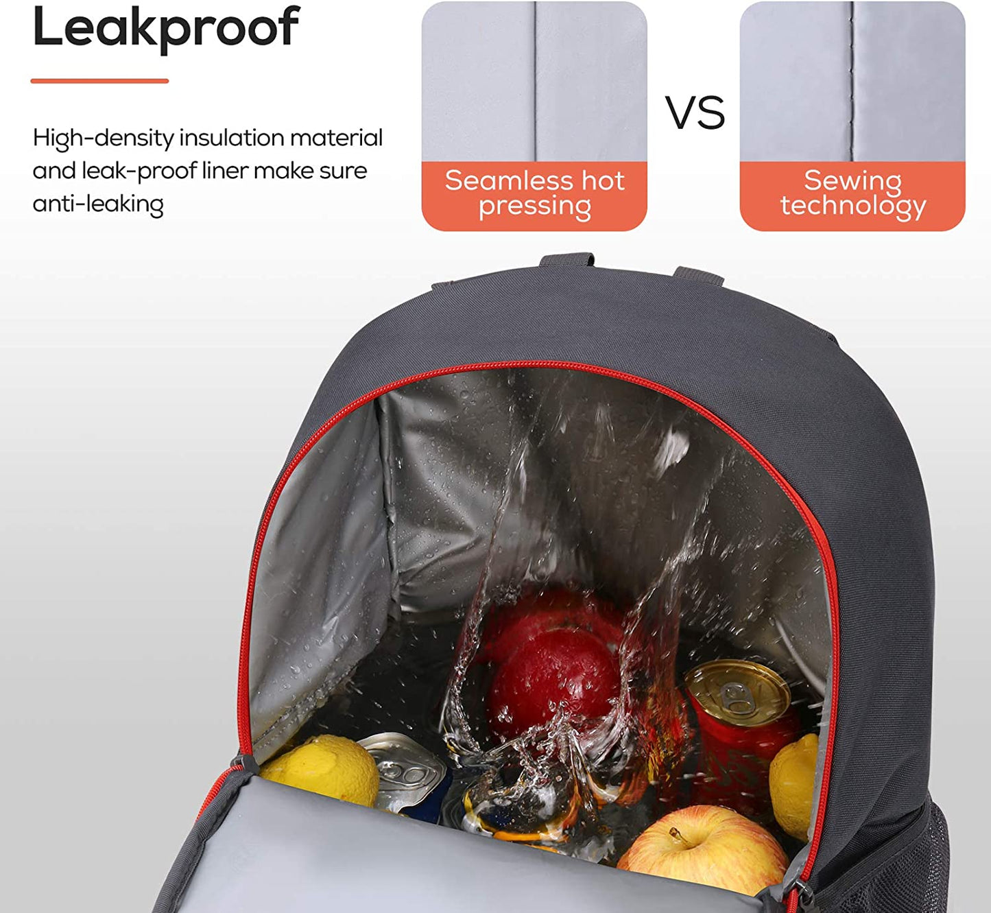 Premium Insulated Backpack Cooler - Lightweight, Leakproof Design for 28 Cans, Perfect for Outdoor Adventures, Work, Picnics, Hiking, and Beach Trips