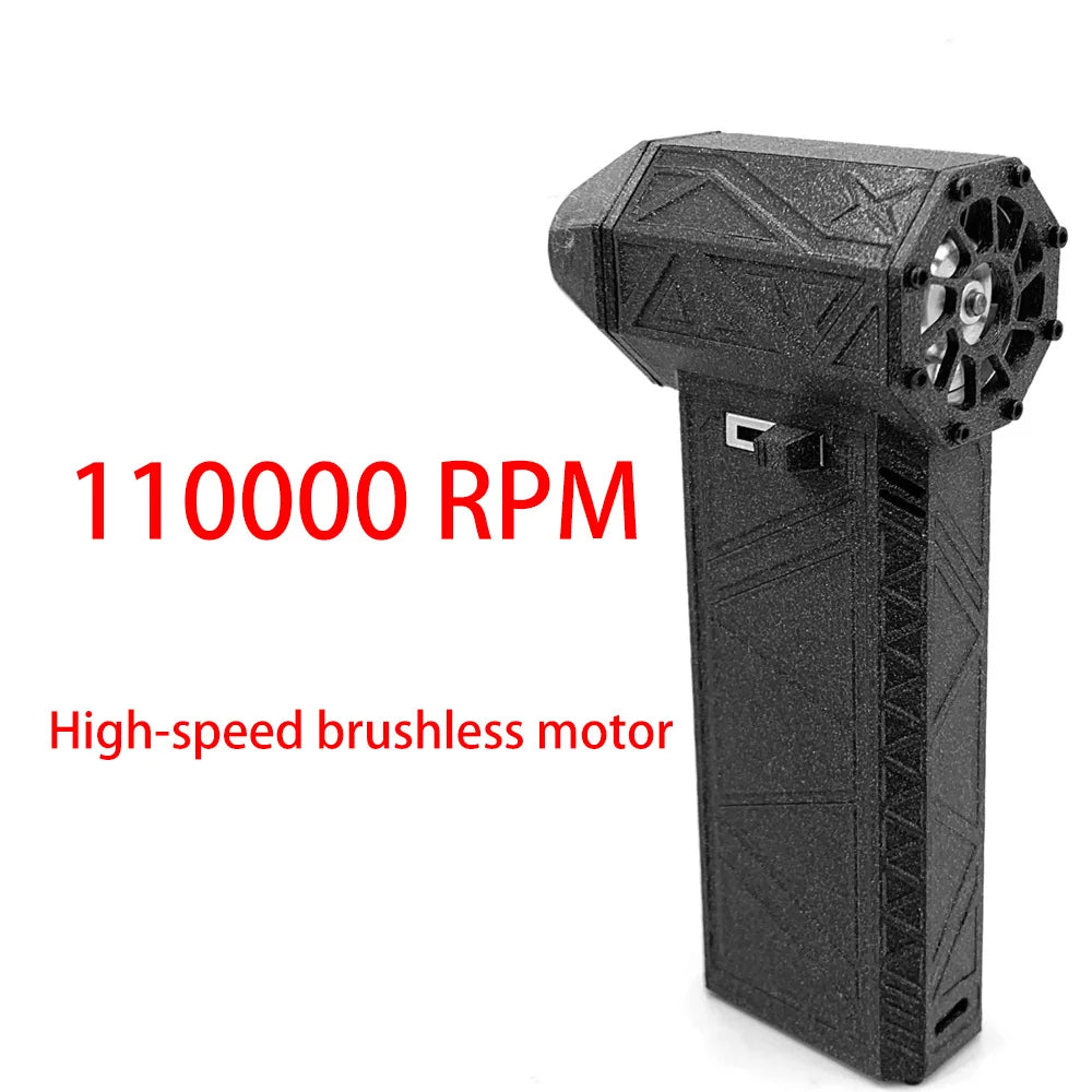 High-Power Silent Turbo Fan Air Duster - Efficient 130,000 RPM Brushless Motor for Ultimate Cleaning Performance