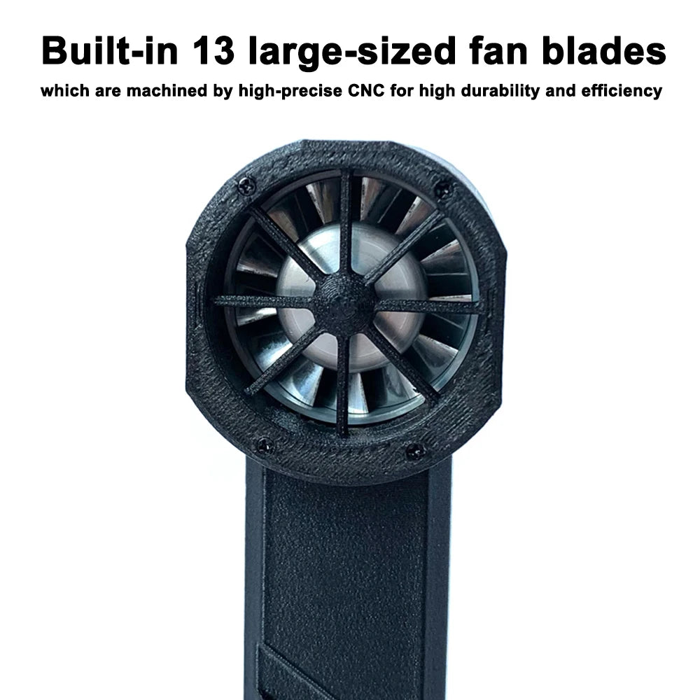 High-Power Silent Turbo Fan Air Duster - Efficient 130,000 RPM Brushless Motor for Ultimate Cleaning Performance