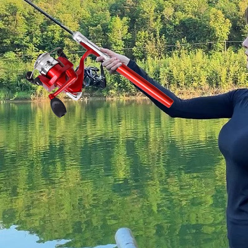 Premium Telescopic Mini Pocket Fishing Rod Set with Ultralight Carbon Reel and Durable Aluminum Alloy Spinning Feeder for Effortless Casting and Enhanced Performance
