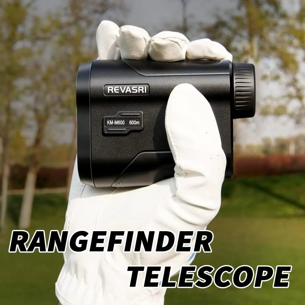 600M Golf Laser Rangefinder with Slope Compensation, Flagpole Lock, Vibration Alerts, and USB Rechargeable Feature for Accurate Golf Measurements