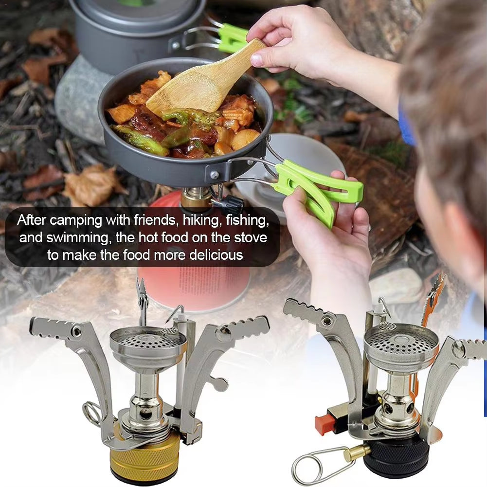 High-Performance Portable Stainless Steel Gas Stove for Outdoor Cooking Adventures