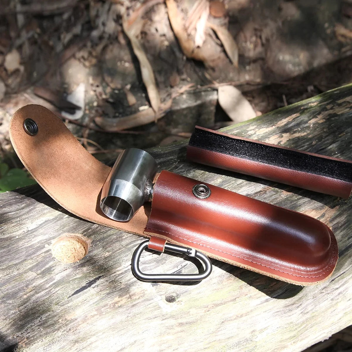 Portable Manual Auger Drill - Premium Carbon Steel Tool for Camping, Hiking, and Bushcrafting Adventures