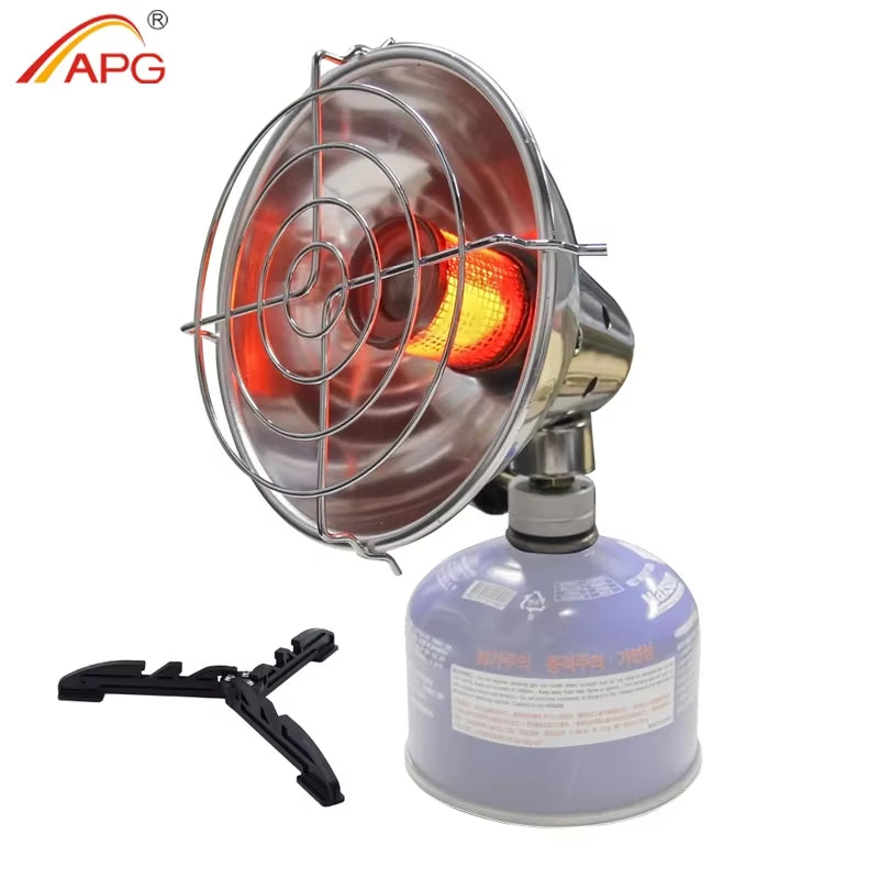 Premium Portable Outdoor Gas Heater - Versatile Propane and Butane Camping Stove for Adventurers