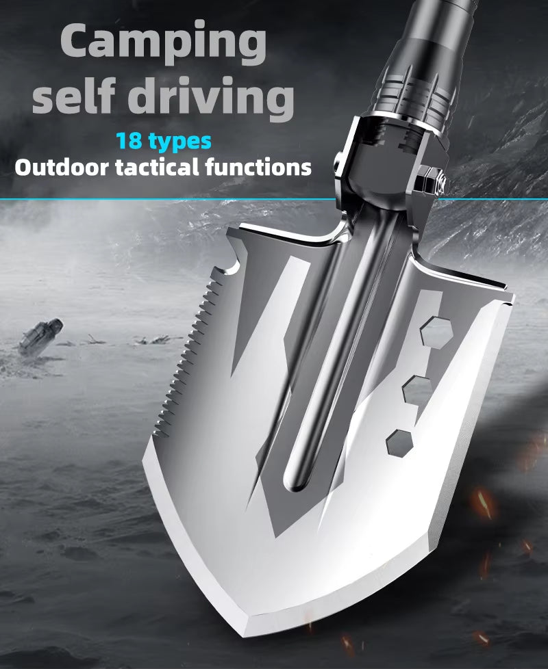 Versatile Folding Shovel for Outdoor Adventures: The Ultimate Tool for Camping, Survival, and More