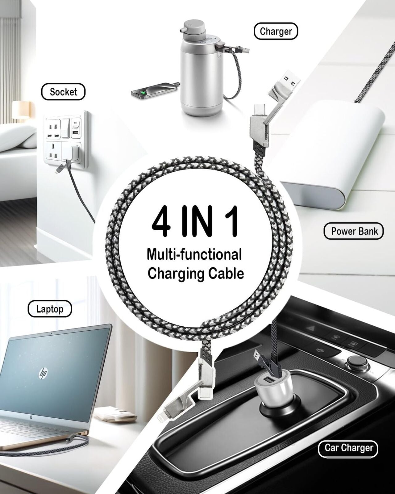 Premium 6-Stage Electric Water Filtration System - Ideal for Outdoor Adventures and Emergency Preparedness