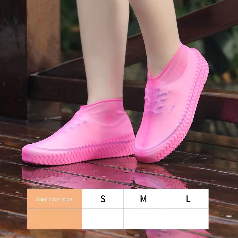 Premium Reusable Waterproof Silicone Shoe Covers for All Weather Protection - 1 Pair
