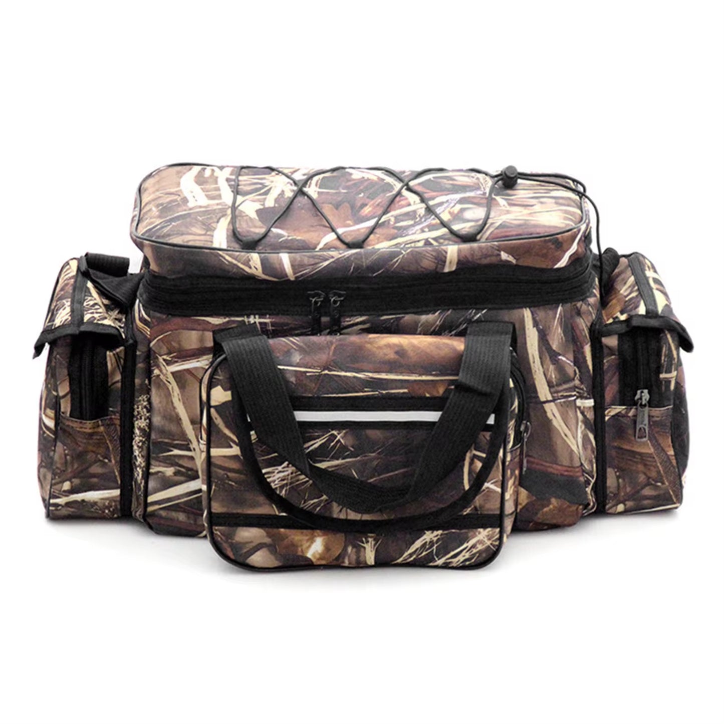 Premium Waterproof Two-Layer Fishing Tackle Storage Bag - Versatile Shoulder Pack for Outdoor Adventures