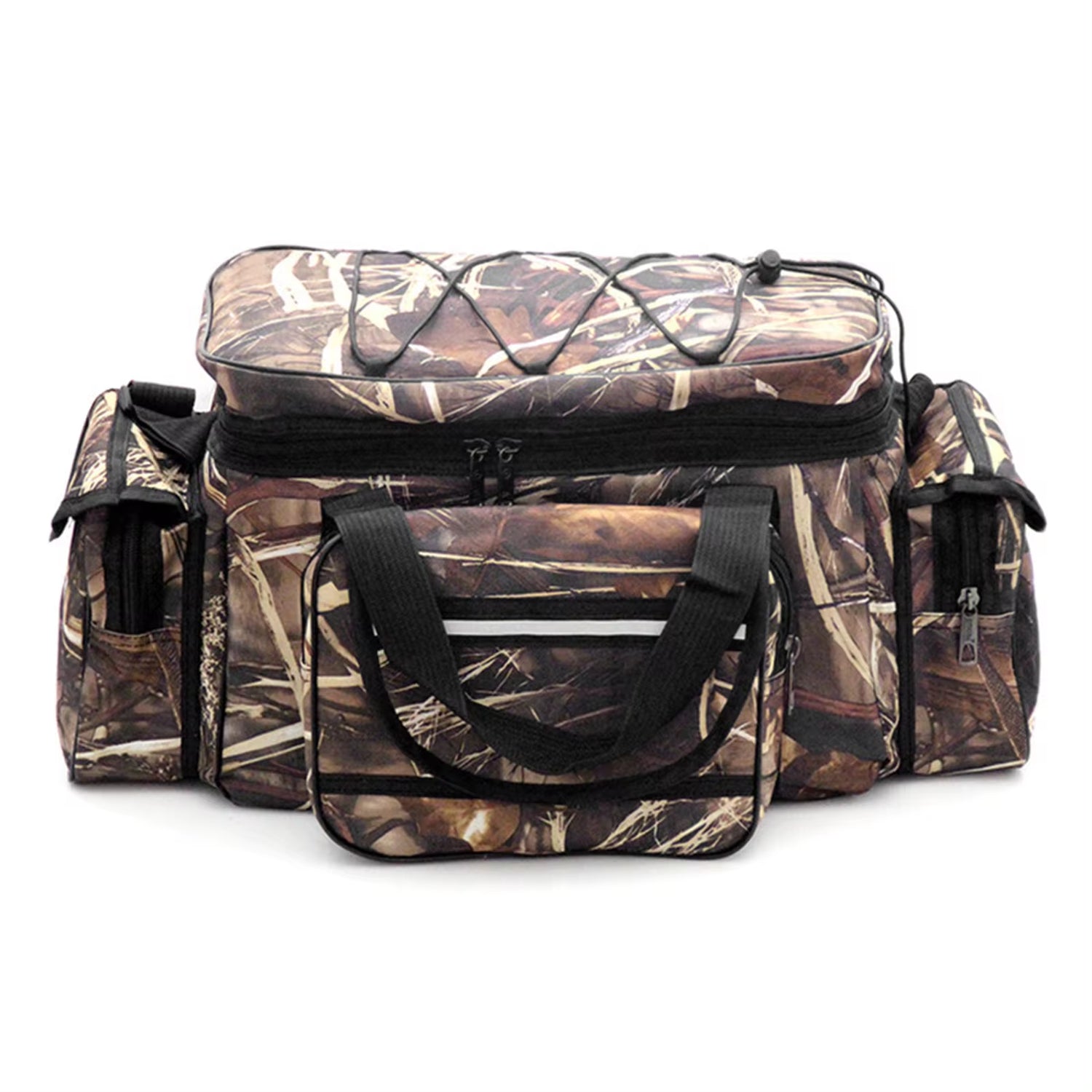 Premium Waterproof Two-Layer Fishing Tackle Storage Bag - Versatile Shoulder Pack for Outdoor Adventures