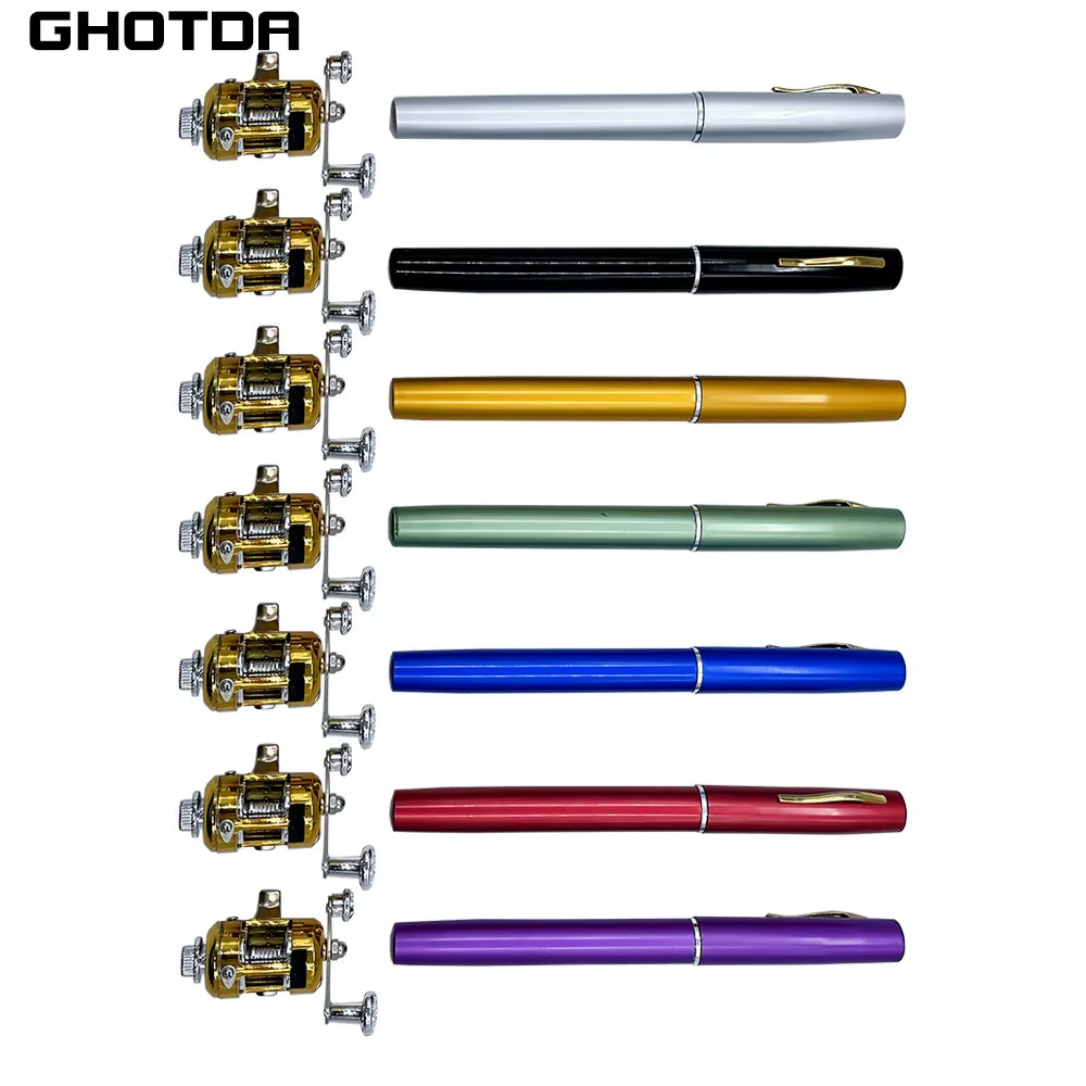 Compact Telescopic Fishing Rod and Reel Combo - Perfect for On-the-Go Angling Adventures
