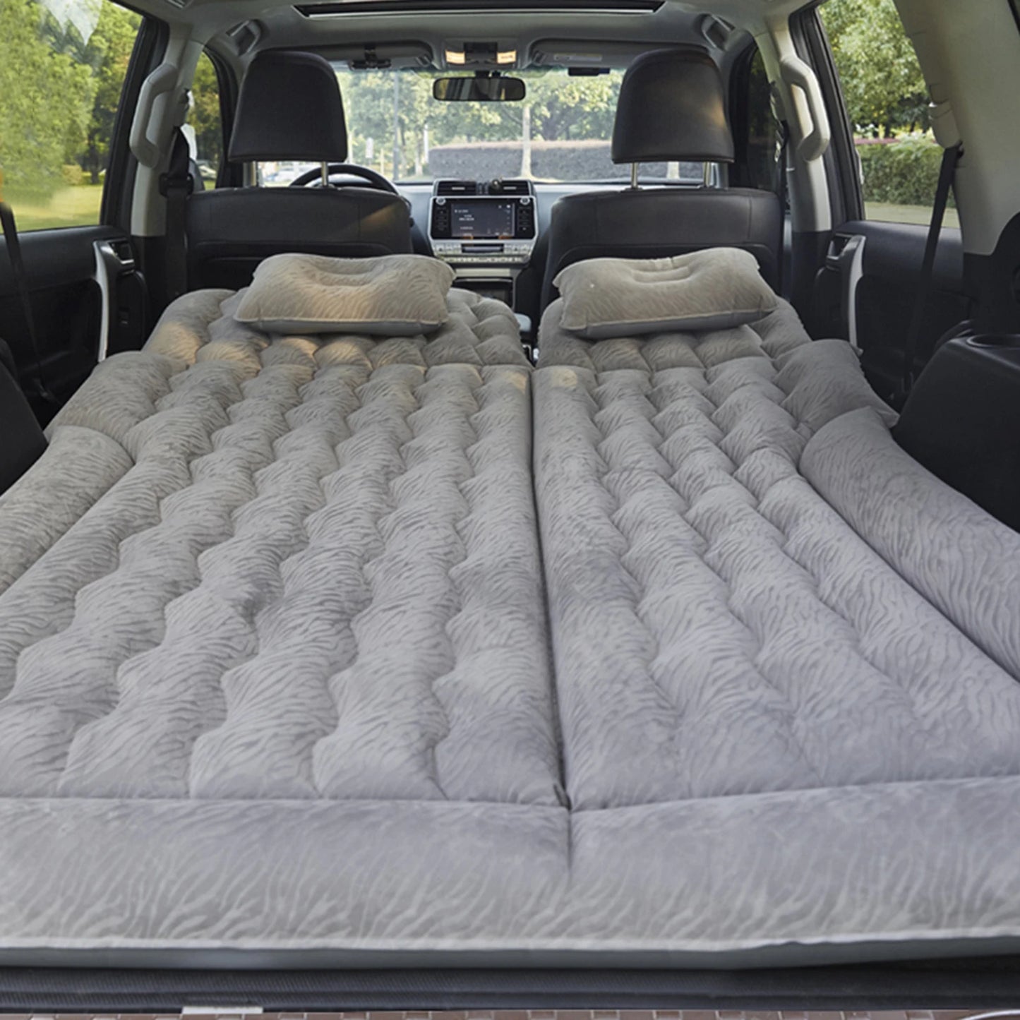 Premium Multifunctional Inflatable Travel Mattress with PVC Flocking for Ultimate Comfort in Cars, SUVs, Homes, and Outdoor Excursions