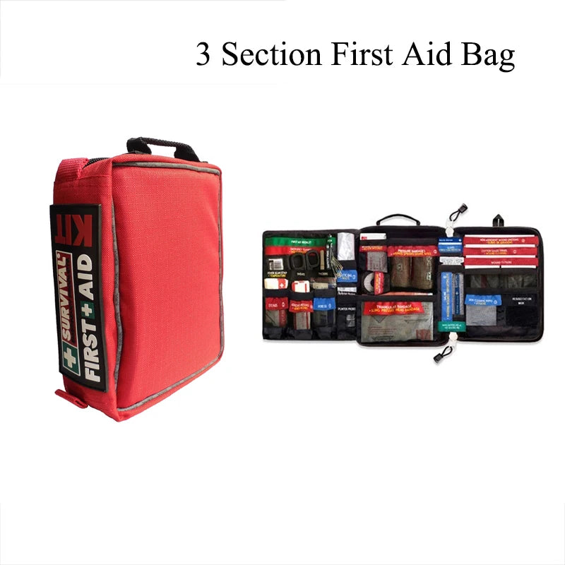 All-Weather Waterproof First Aid Kit for Outdoor Enthusiasts – Essential Medical Supplies for Hiking, Camping, Cycling, and Travel