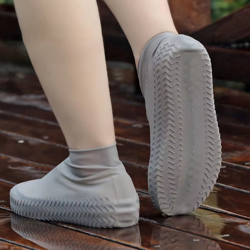 Premium Reusable Waterproof Silicone Shoe Covers for All Weather Protection - 1 Pair