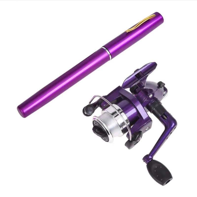 Premium Telescopic Mini Pocket Fishing Rod Set with Ultralight Carbon Reel and Durable Aluminum Alloy Spinning Feeder for Effortless Casting and Enhanced Performance