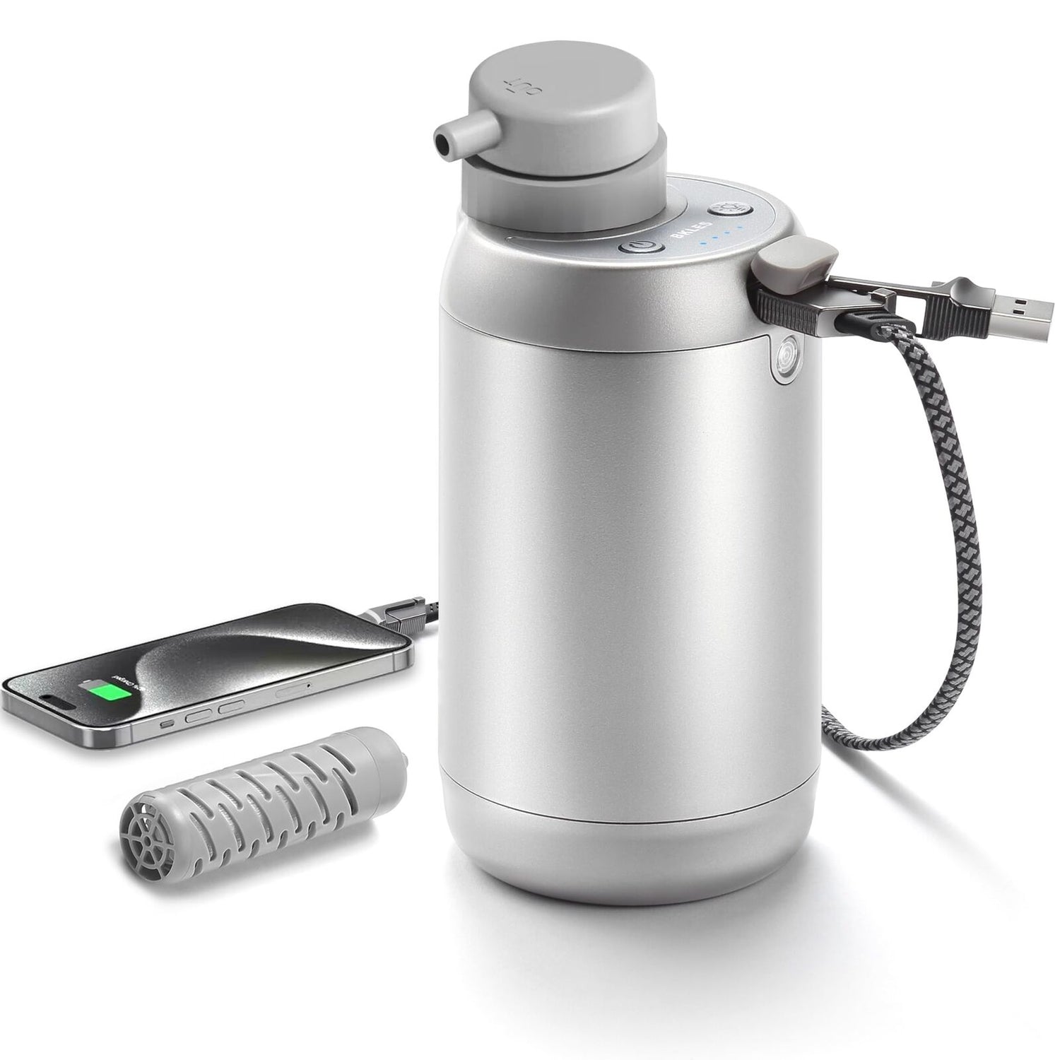Premium 6-Stage Electric Water Filtration System - Ideal for Outdoor Adventures and Emergency Preparedness