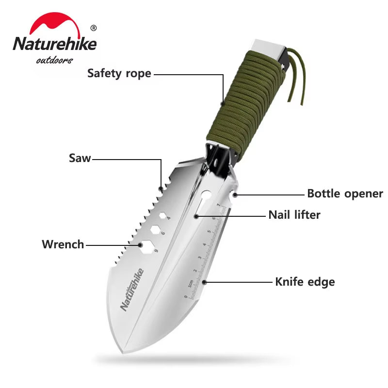 Multifunctional Camping Shovel - The Ultimate Tactical Tool for Outdoor Adventures and Gardening Excellence