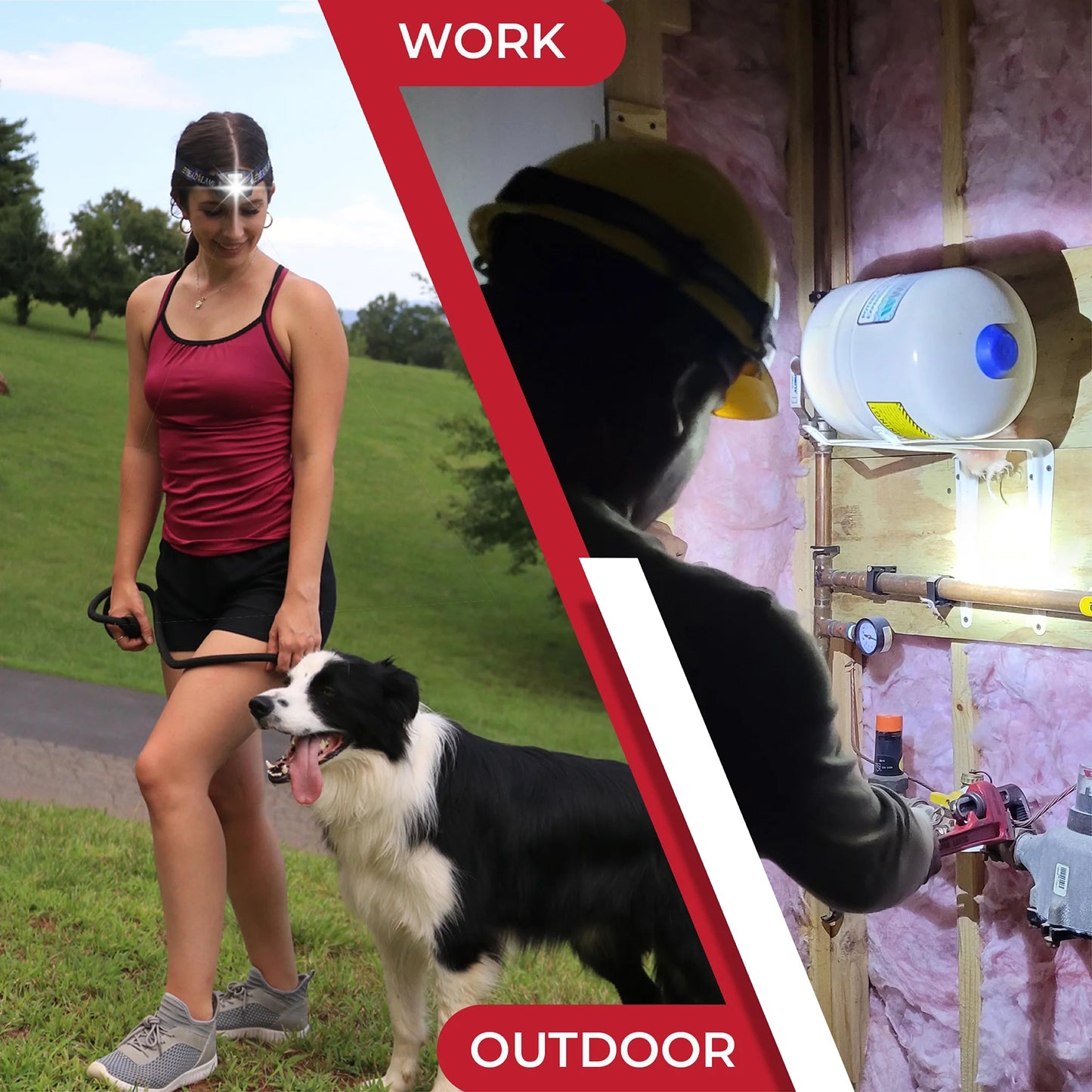 High-Performance Rechargeable LED Headlamp for Camping, Running, and Outdoor Adventures