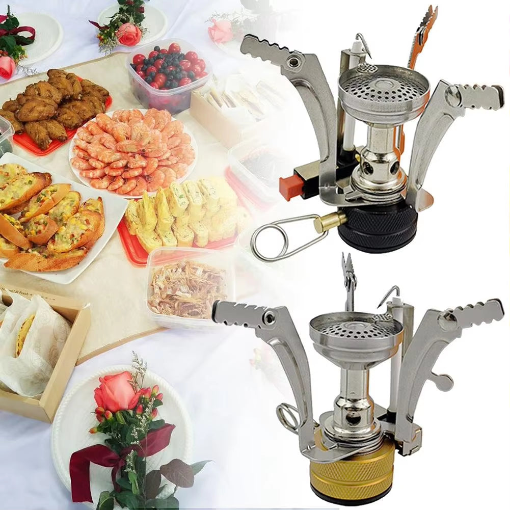 High-Performance Portable Stainless Steel Gas Stove for Outdoor Cooking Adventures