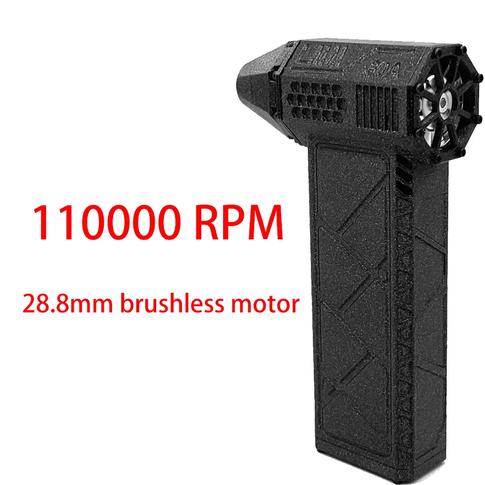 High-Power Silent Turbo Fan Air Duster - Efficient 130,000 RPM Brushless Motor for Ultimate Cleaning Performance