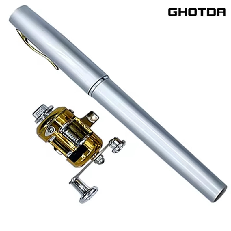 Compact Telescopic Fishing Rod and Reel Combo - Perfect for On-the-Go Angling Adventures