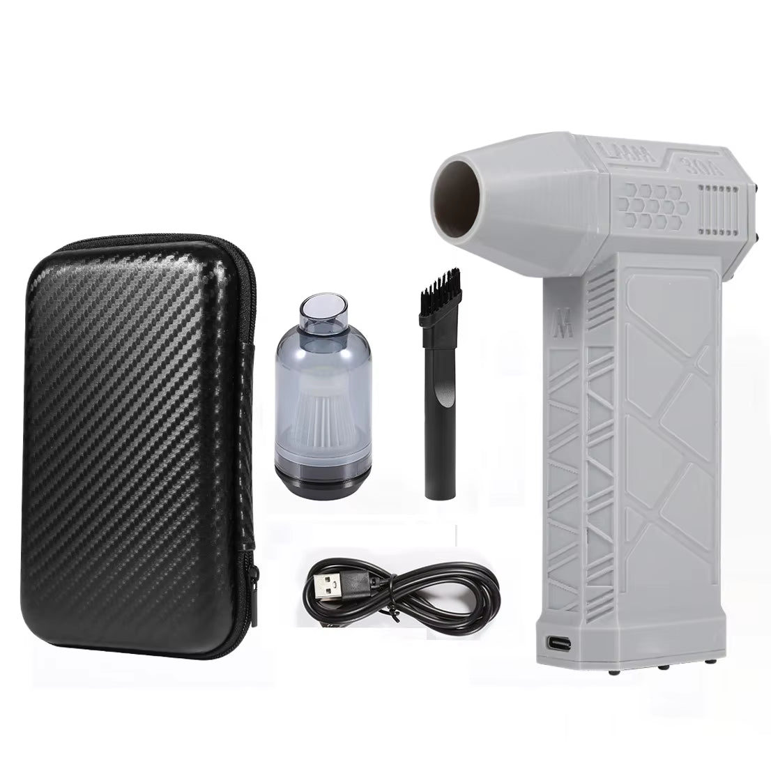 High-Performance Portable Mini Turbo Jet Fan - Experience Rapid Drying with 130,000 RPM and 52 m/s Wind Speed, Featuring a Brushless Motor for Ultimate Efficiency