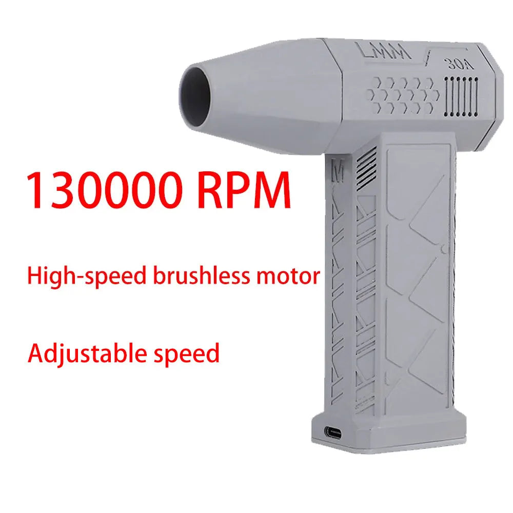 High-Power Silent Turbo Fan Air Duster - Efficient 130,000 RPM Brushless Motor for Ultimate Cleaning Performance