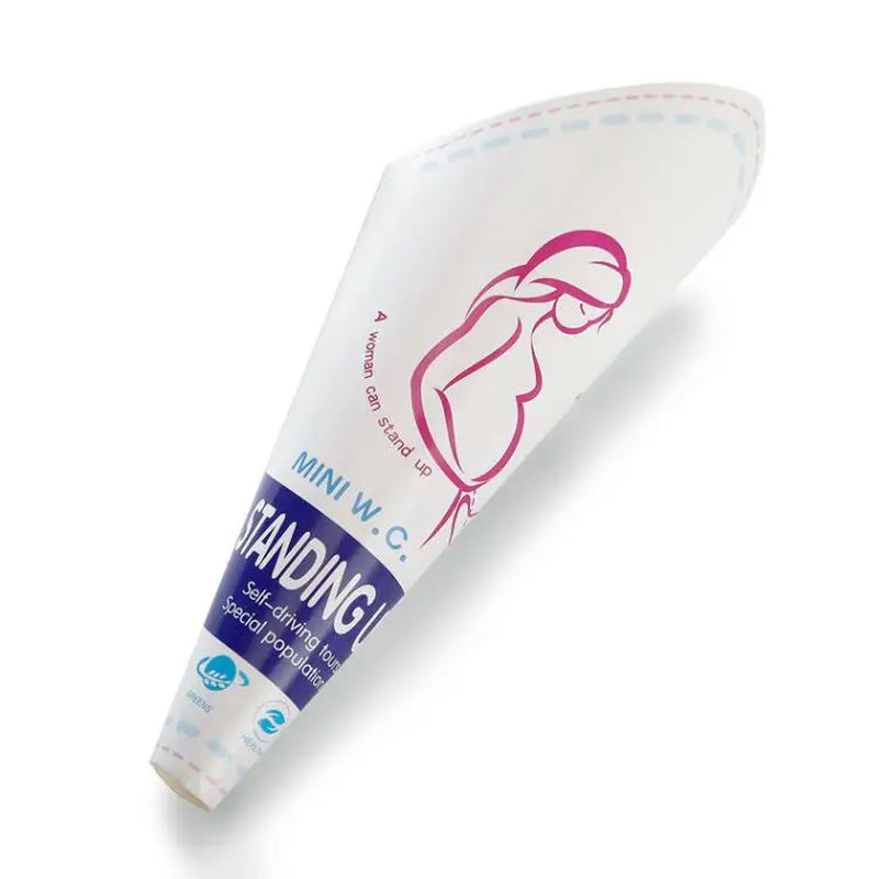 Innovative Portable Female Urinal for Outdoor Adventures - Soft Silicone & Disposable Paper Design