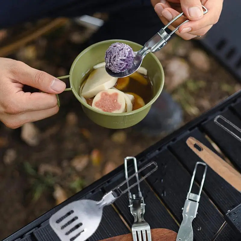 Comprehensive 11-Piece Camping Kitchen Set: Premium Cooking Utensils, Bowls, Forks, and BBQ Accessories for Outdoor Culinary Adventures