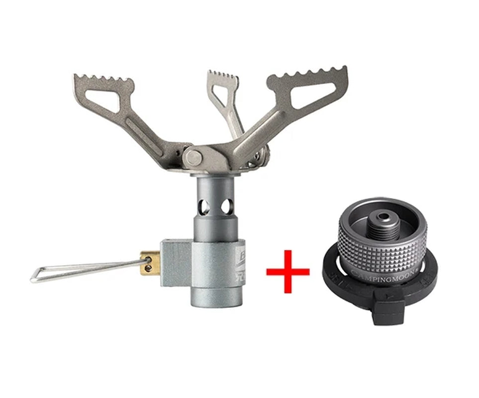 Premium 3000T Portable Mini Titanium Gas Stove - The Ultimate Lightweight Cooking Solution for Outdoor Adventures