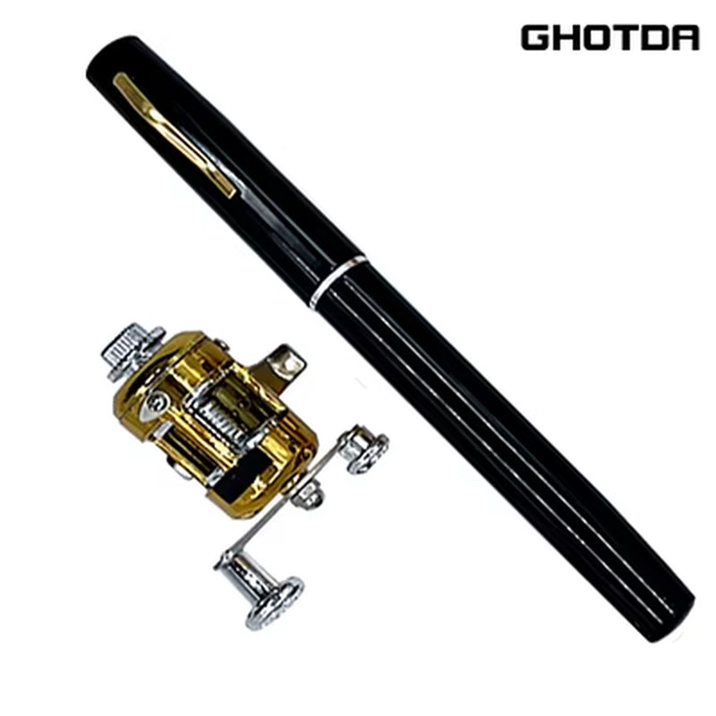 Compact Telescopic Fishing Rod and Reel Combo - Perfect for On-the-Go Angling Adventures