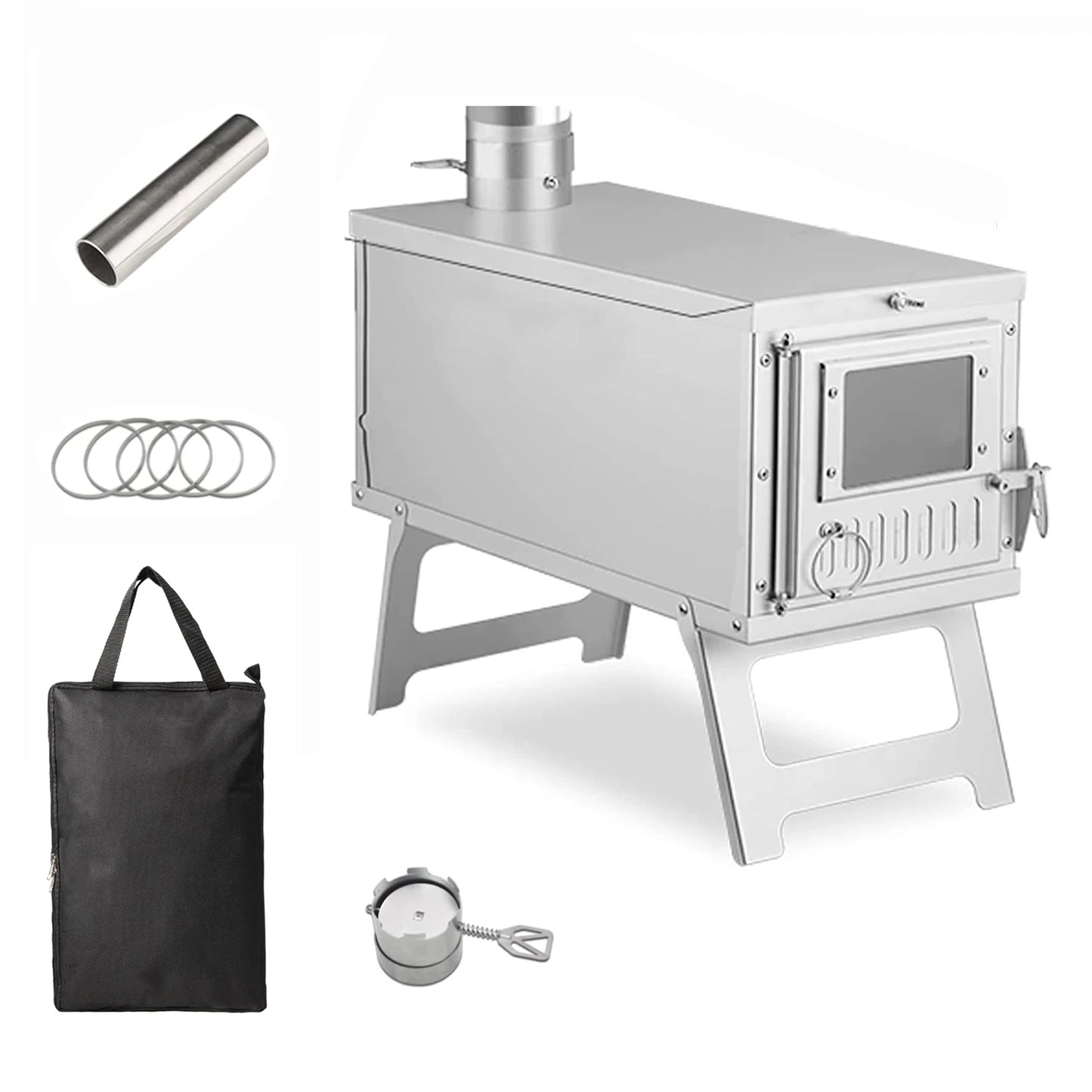 Portable Wood Burning Stove – The Perfect Companion for Outdoor Adventures, Culinary Delights, and Cozy Campfires