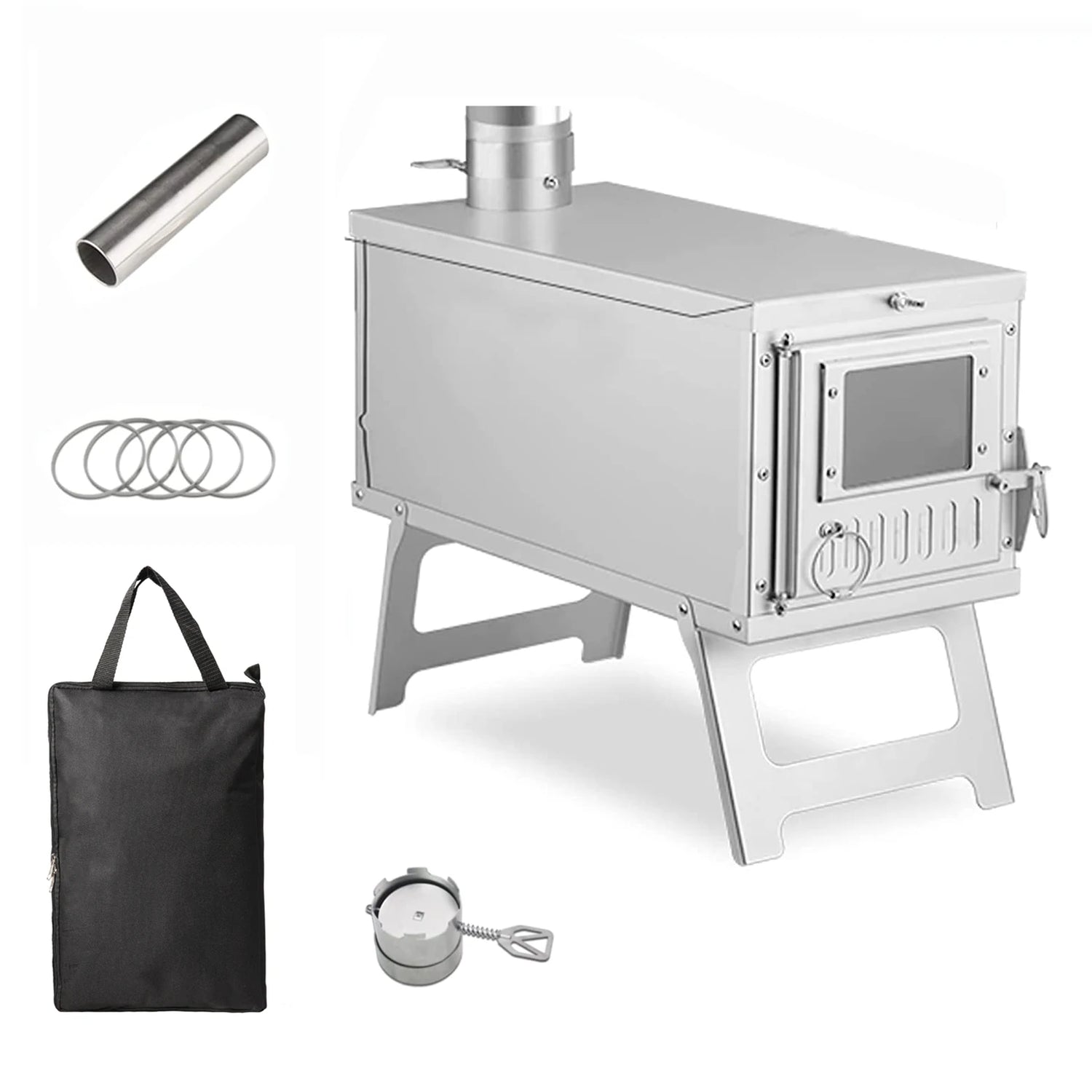 Portable Wood Burning Stove – The Perfect Companion for Outdoor Adventures, Culinary Delights, and Cozy Campfires