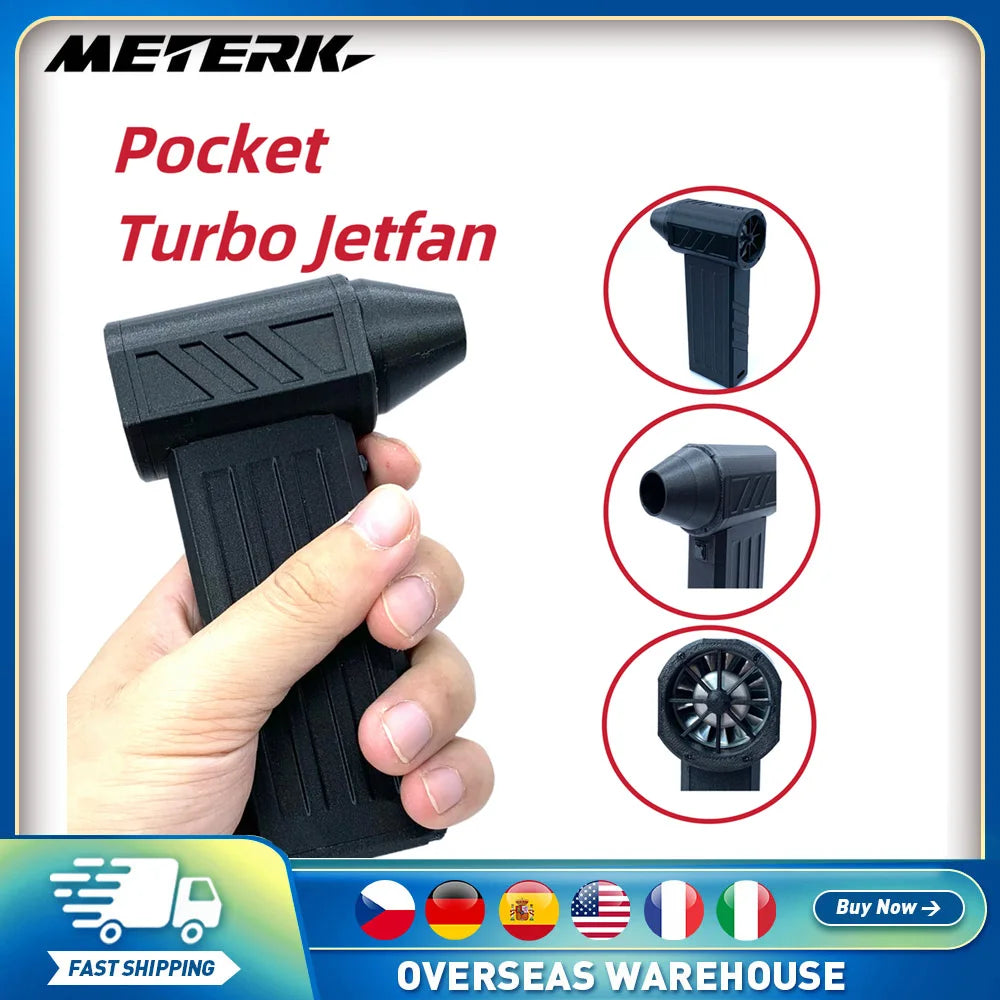 High-Power Silent Turbo Fan Air Duster - Efficient 130,000 RPM Brushless Motor for Ultimate Cleaning Performance