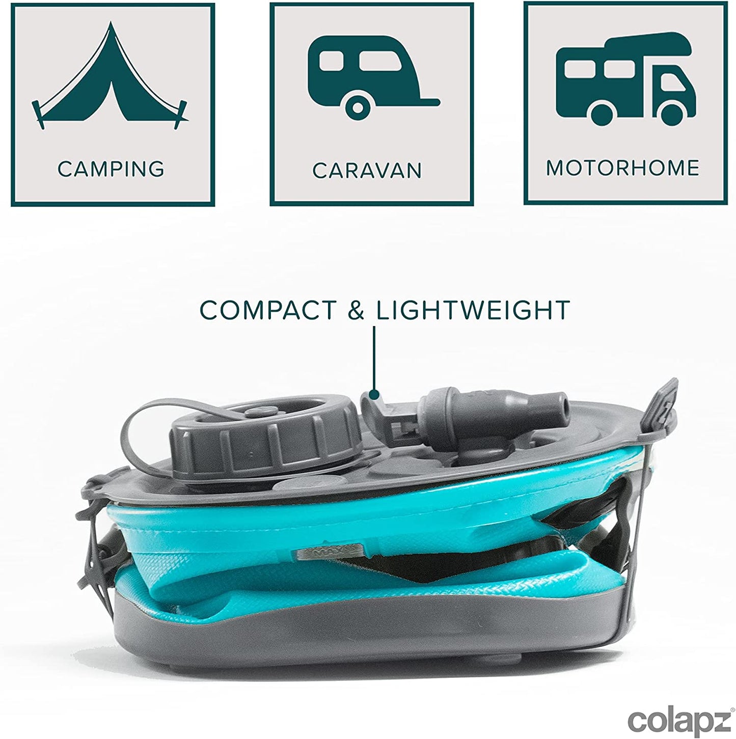 Premium 2-Gallon Collapsible Camping Water Container with Spigot - Versatile Portable Bucket and Water Jug Dispenser for Outdoor Adventures