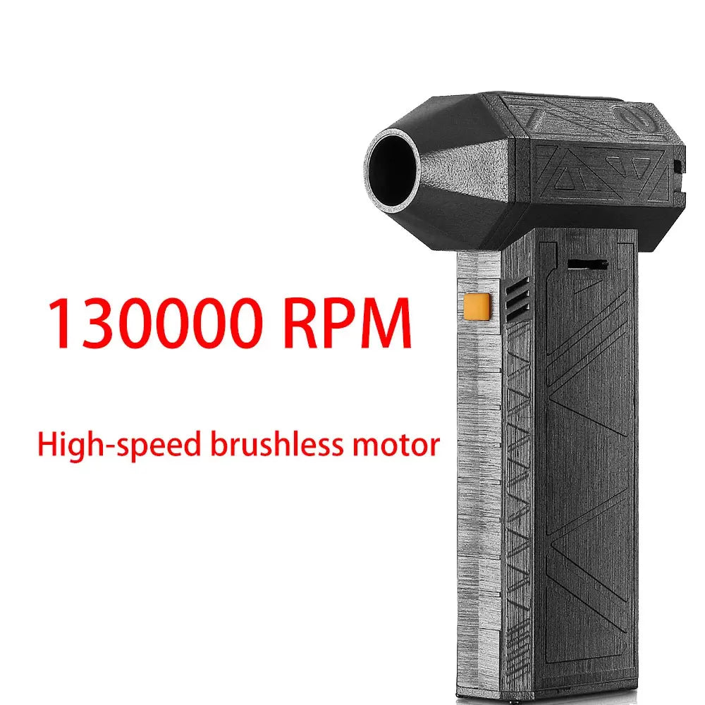 High-Power Silent Turbo Fan Air Duster - Efficient 130,000 RPM Brushless Motor for Ultimate Cleaning Performance