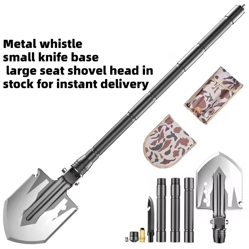 Versatile Folding Shovel for Outdoor Adventures: The Ultimate Tool for Camping, Survival, and More