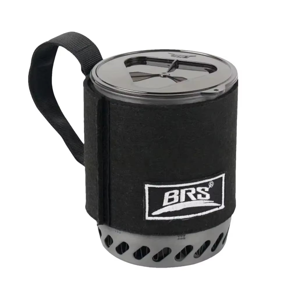 BRS 61 Jet Boil Portable Camping Stove - High-Efficiency Gas Burner with Advanced Heat Exchanger for Ultimate Outdoor Cooking