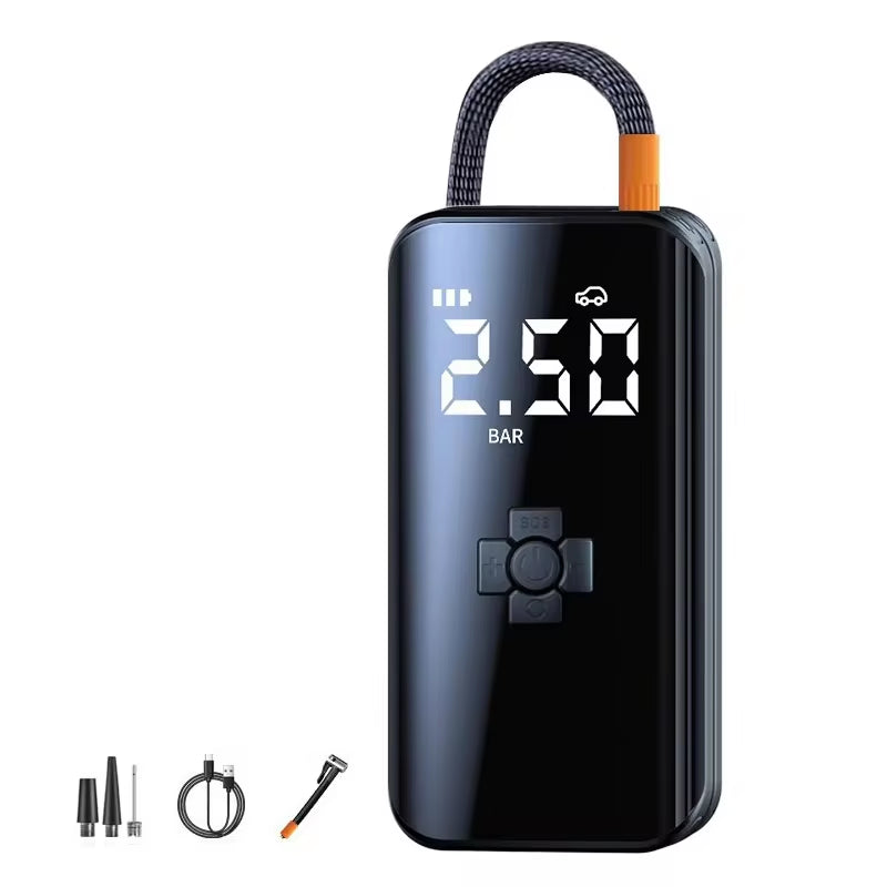 High-Performance Wireless Car Air Compressor: The Ultimate Electric Tire Inflator for Motorcycles, Bicycles, Boats, and More