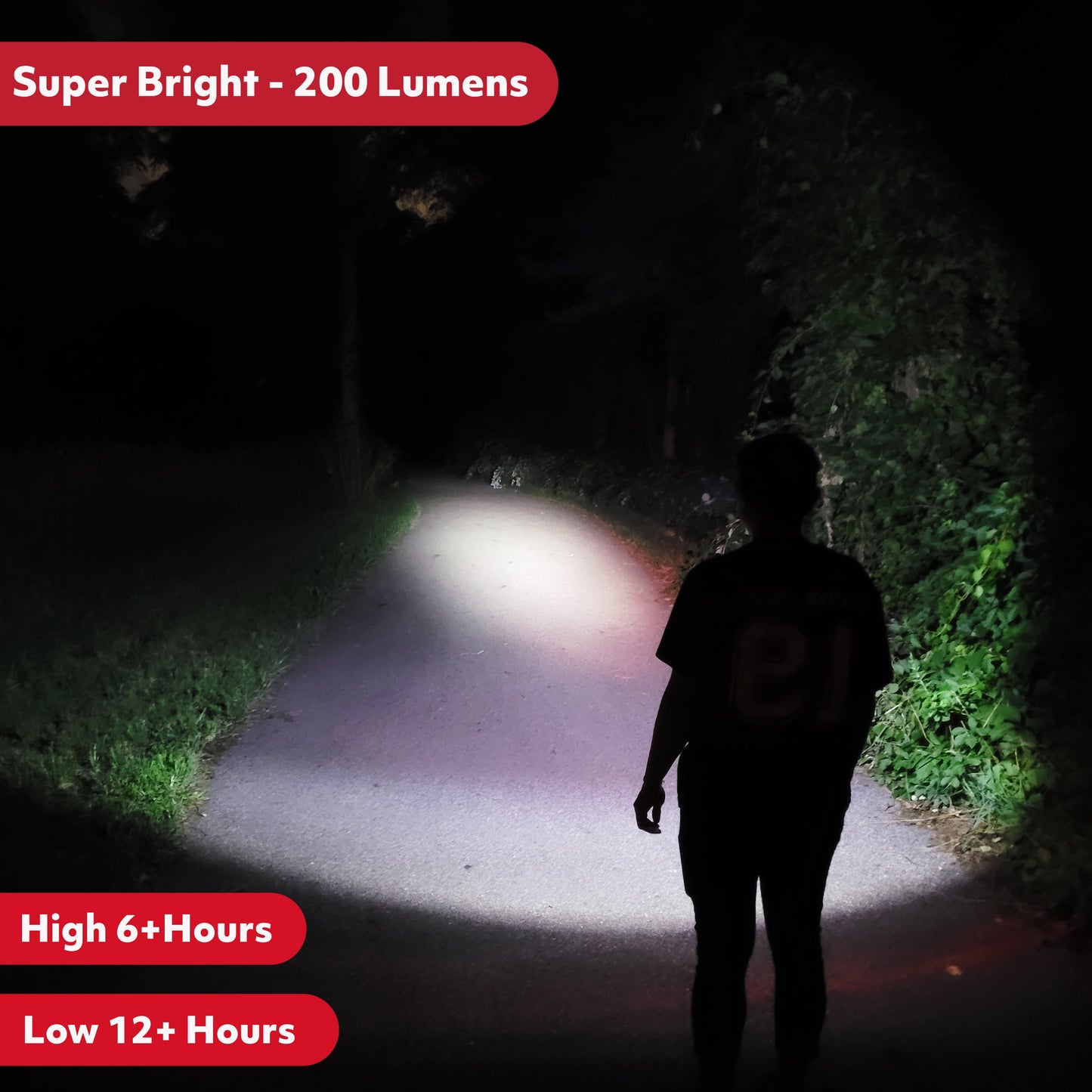 High-Performance Rechargeable LED Headlamp for Camping, Running, and Outdoor Adventures