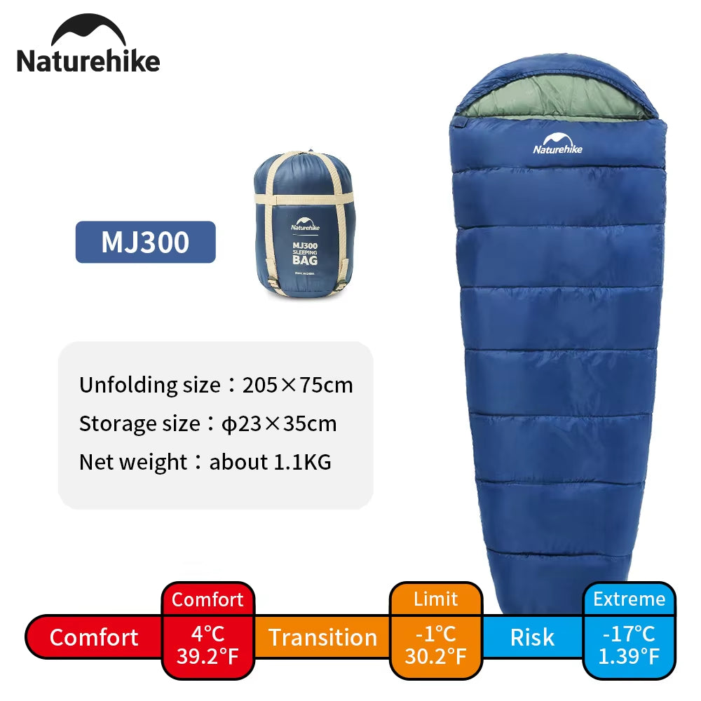 MJ600 Premium Waterproof 4-Season Sleeping Bag for Ultimate Comfort in Outdoor Hiking and Camping Adventures