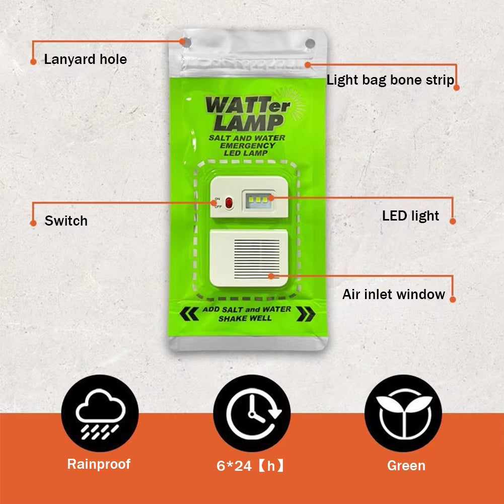 Versatile Waterproof Saltwater Emergency Lantern - Your Essential Portable Camping Light for Night Fishing and Outdoor Adventures