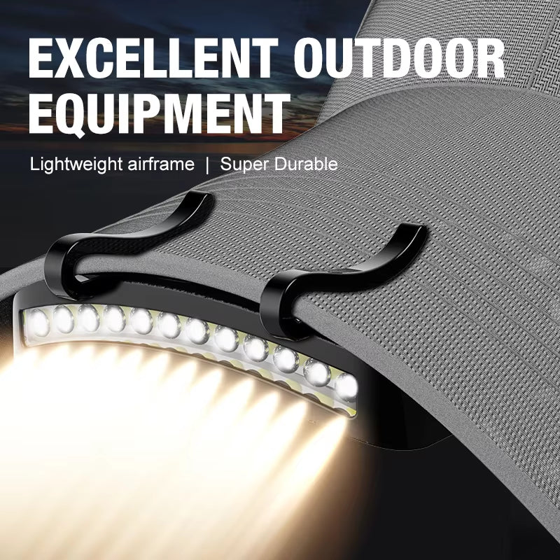 Illuminate Your Outdoor Adventures with 11 Versatile LED Clip Lights - Perfect for Nighttime Exploration