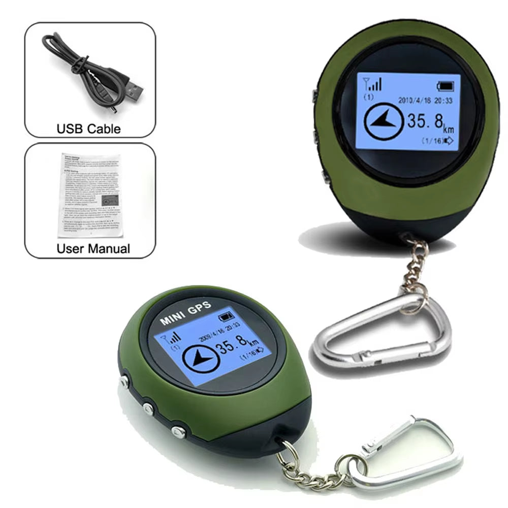 Advanced GPS Tracker with Integrated Compass for Outdoor Navigation and Safety