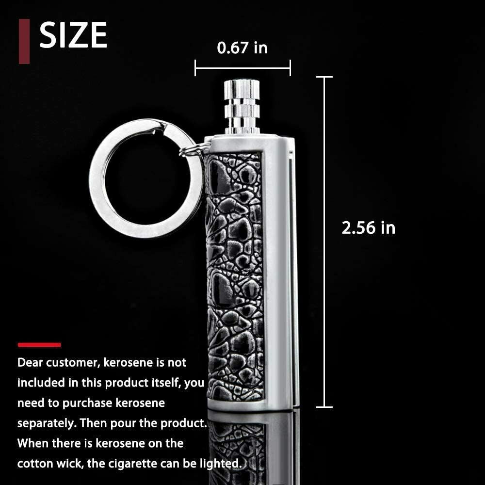 Waterproof Permanent Lighter with Integrated Striker - Reliable Emergency Fire Starter for Survival Scenarios