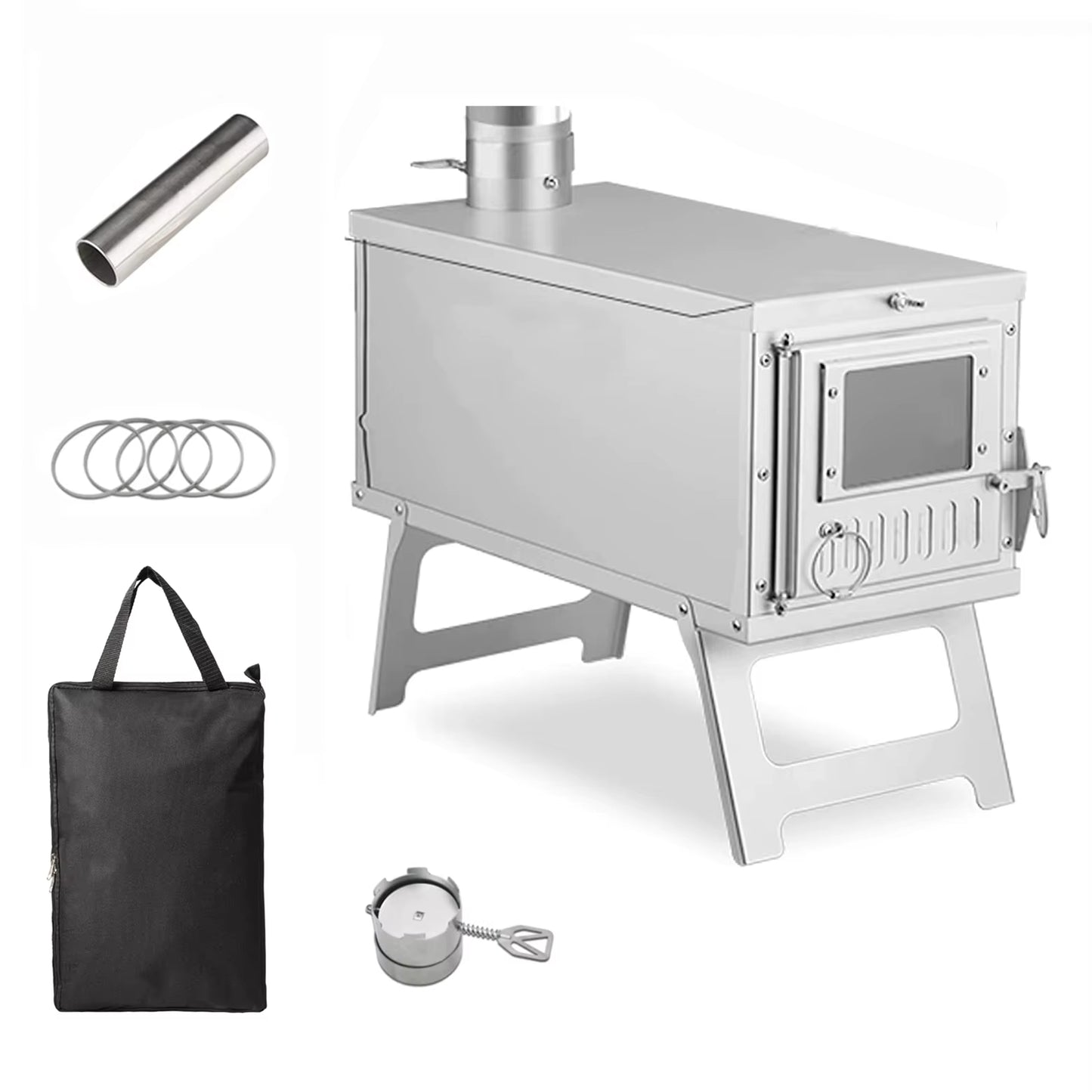 Portable Wood Burning Stove – The Perfect Companion for Outdoor Adventures, Culinary Delights, and Cozy Campfires