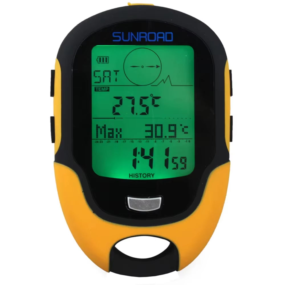 Advanced Portable Handheld GPS Navigation Device with Digital Altimeter, Barometer, and Compass for Outdoor Adventures